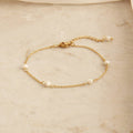 Pearl by the Yard Bracelet: Gold