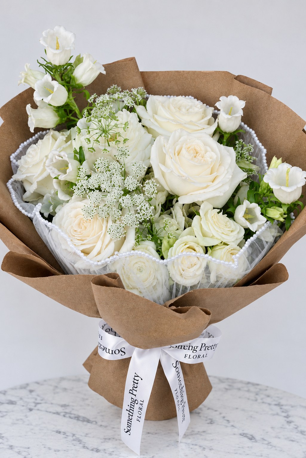 White and Green Wrap